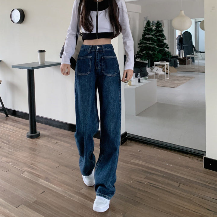 Kvindernes Loose-Fit Høj Talje Jeans Stilla