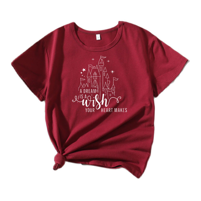 Kvinder Kreativ Grafisk T-Shirt Stilla