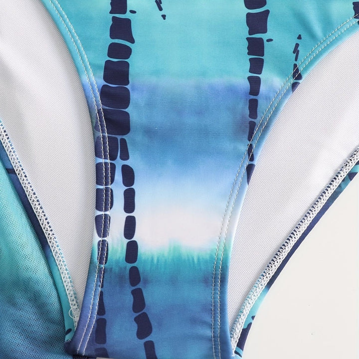 Dame Bikiniset med elegant omslagskjole Skovae