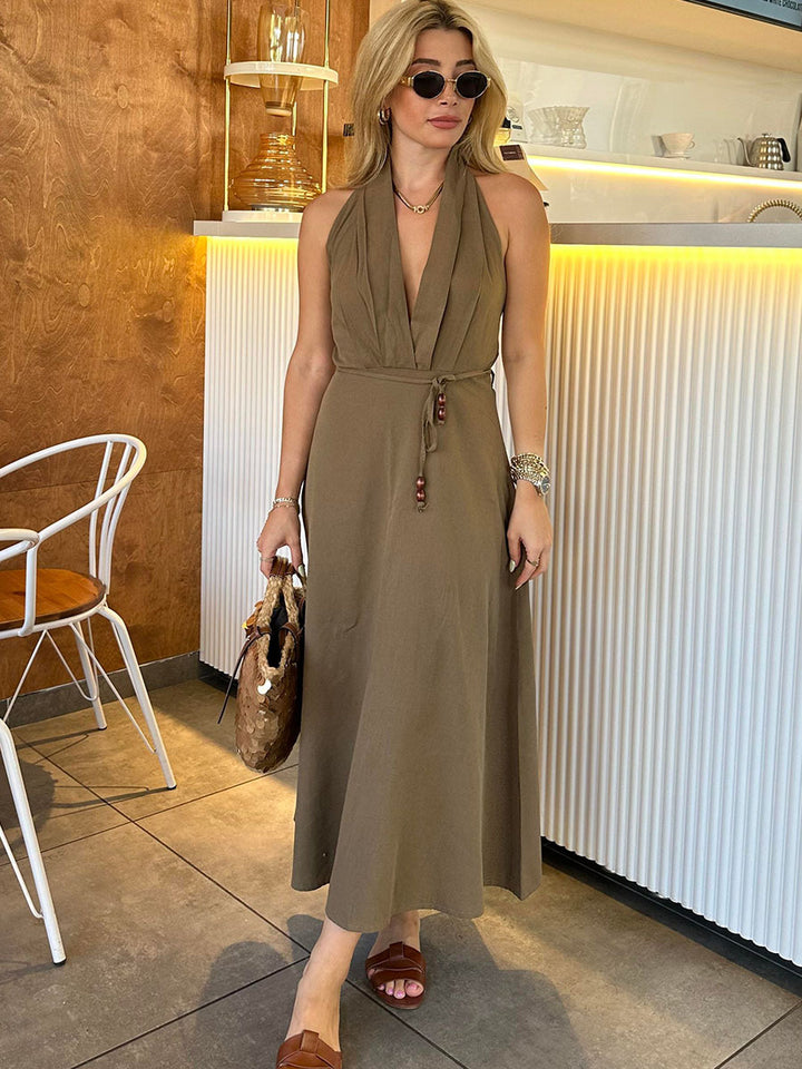 Dame Flydende Strapless Maxi-Kjole Stilla