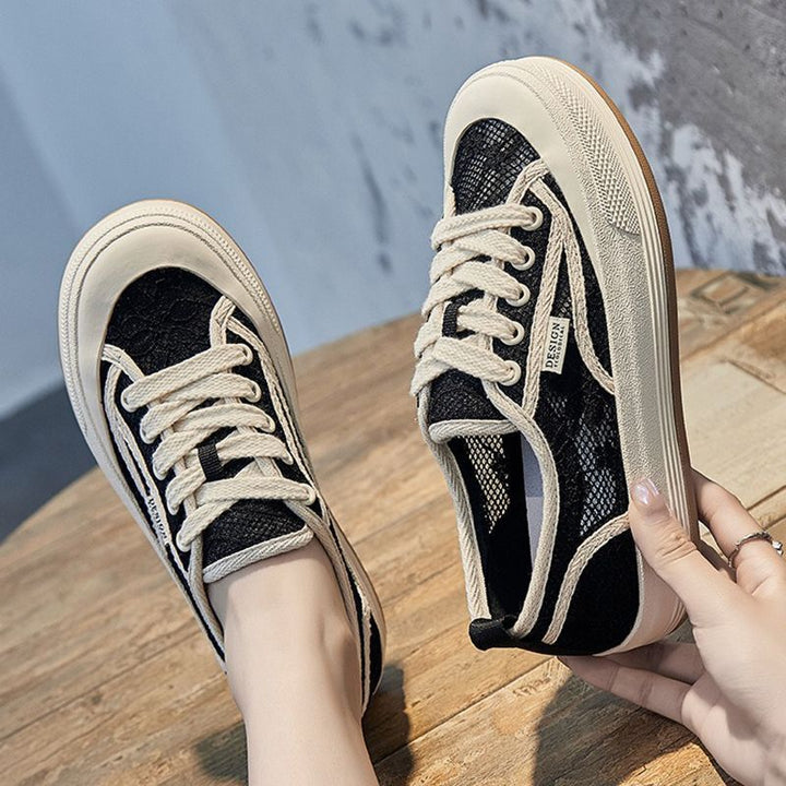 Dame Comfortable Sneakers med åndbart overmateriale og optimal dæmpning Stilla