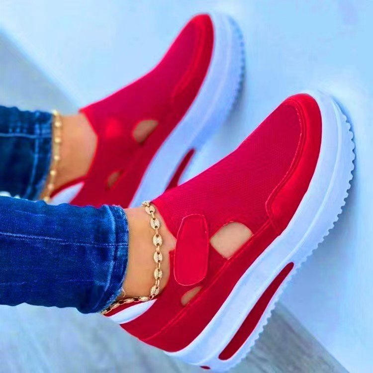 Dame bekvemme Slip-On Sneakers Stilla