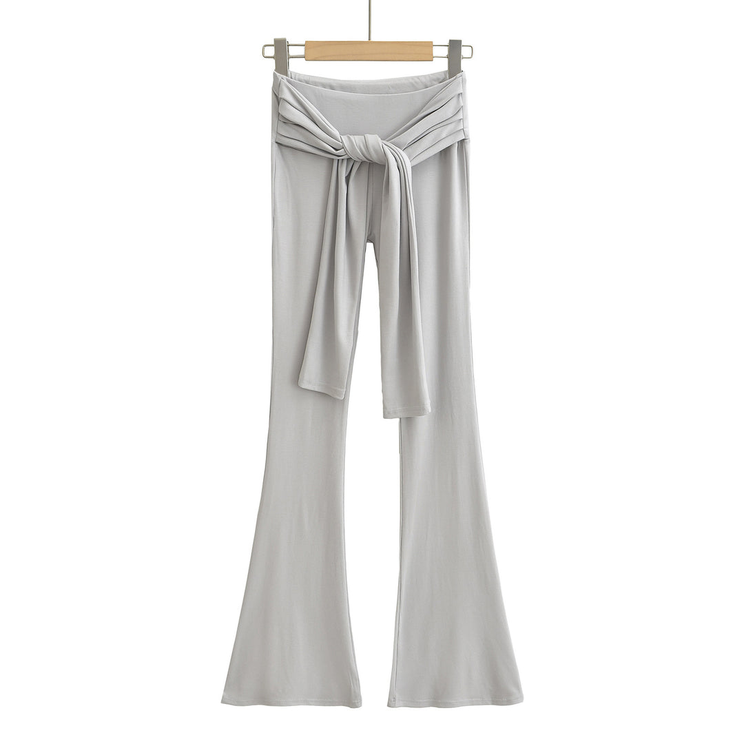 Dame Flared-Leggings med elegant indviklet talje og slidstærkt stof Stilla