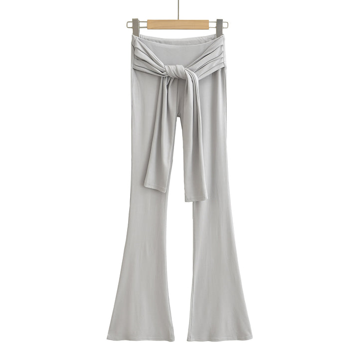 Dame Flared-Leggings med elegant indviklet talje og slidstærkt stof Stilla