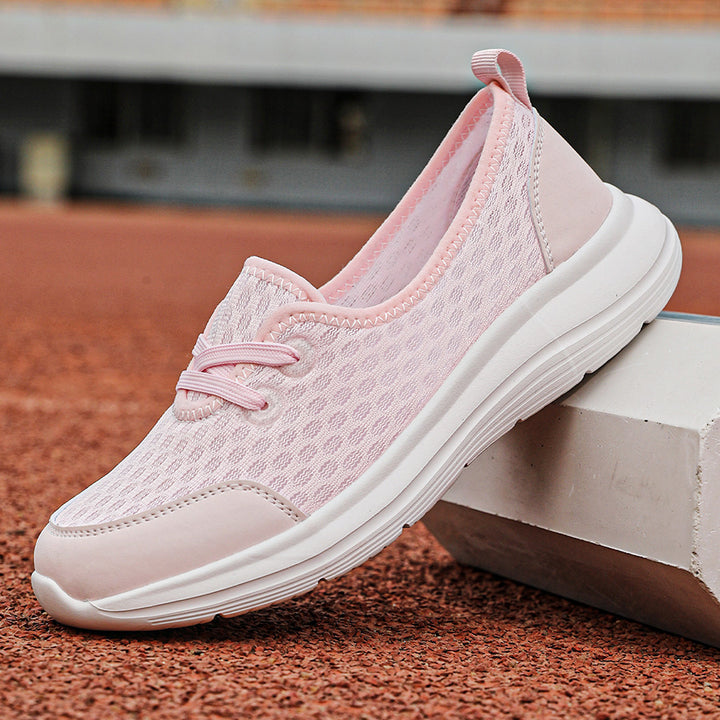 Dame nan åndbar slip-on sneakers med viskoelastisk indlægssål og skridsikker sål Skovae