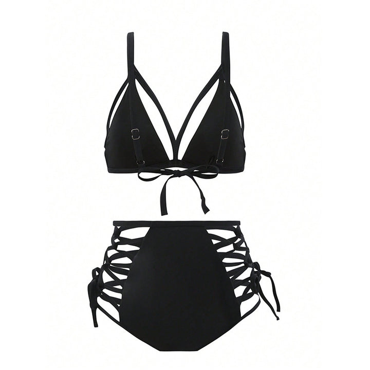 Dame bikini sæt med raffinerede cut-out detaljer og justerbare stropper Stilla