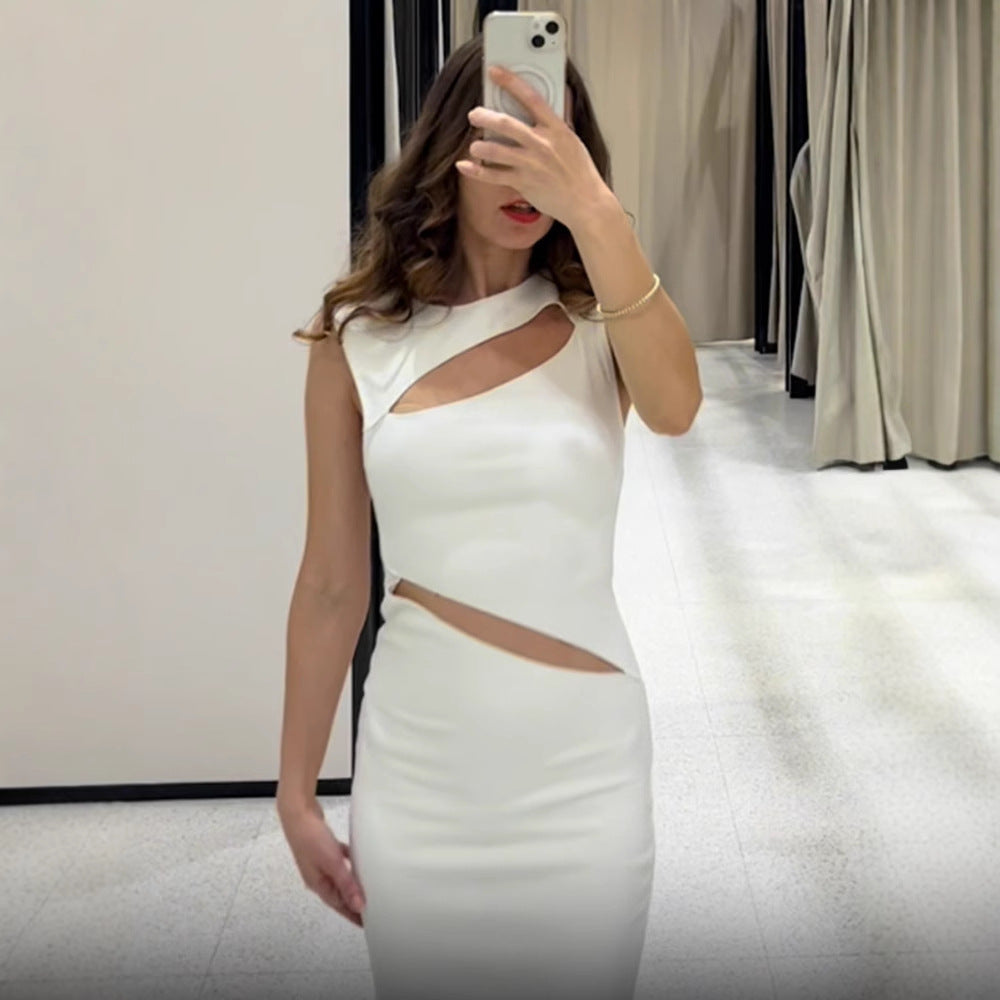 Dame Elegant Maxikjole med raffinerede Cut-Outs Stilla