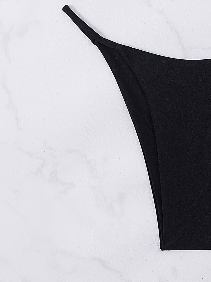 Dame bikini sæt med elegant ringdetalje og justerbare stropper Stilla