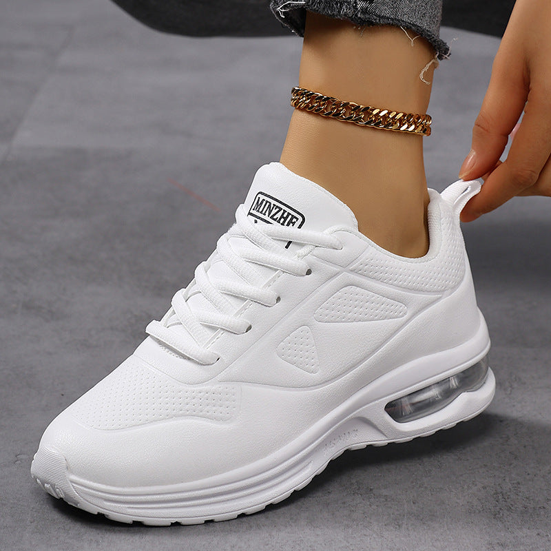Dame nan lette sneakers med luftpose-mellemsål og polstret hælområde Skovae