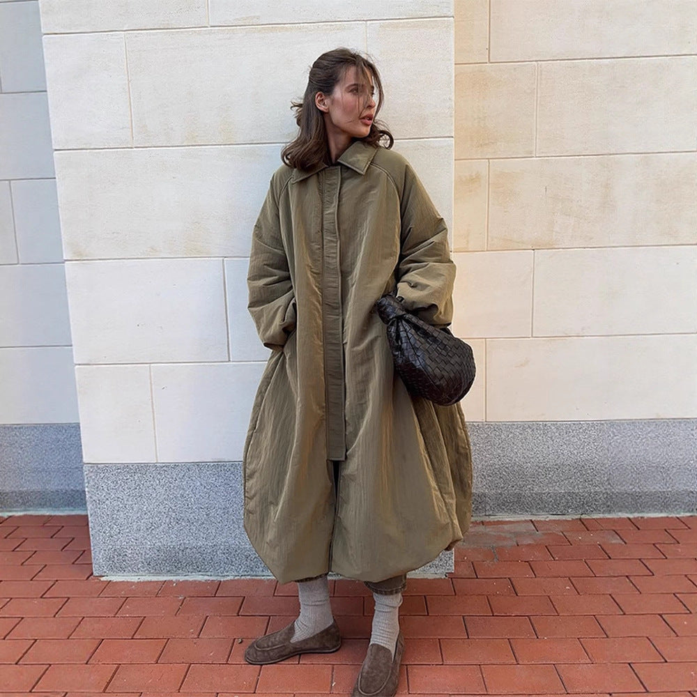 Dame Oversized Steppjakke med elegant snit og praktiske lommer Stilla