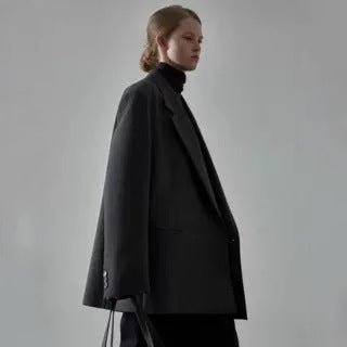 Dame Oversize Blazer med dobbelt knaplås Stilla