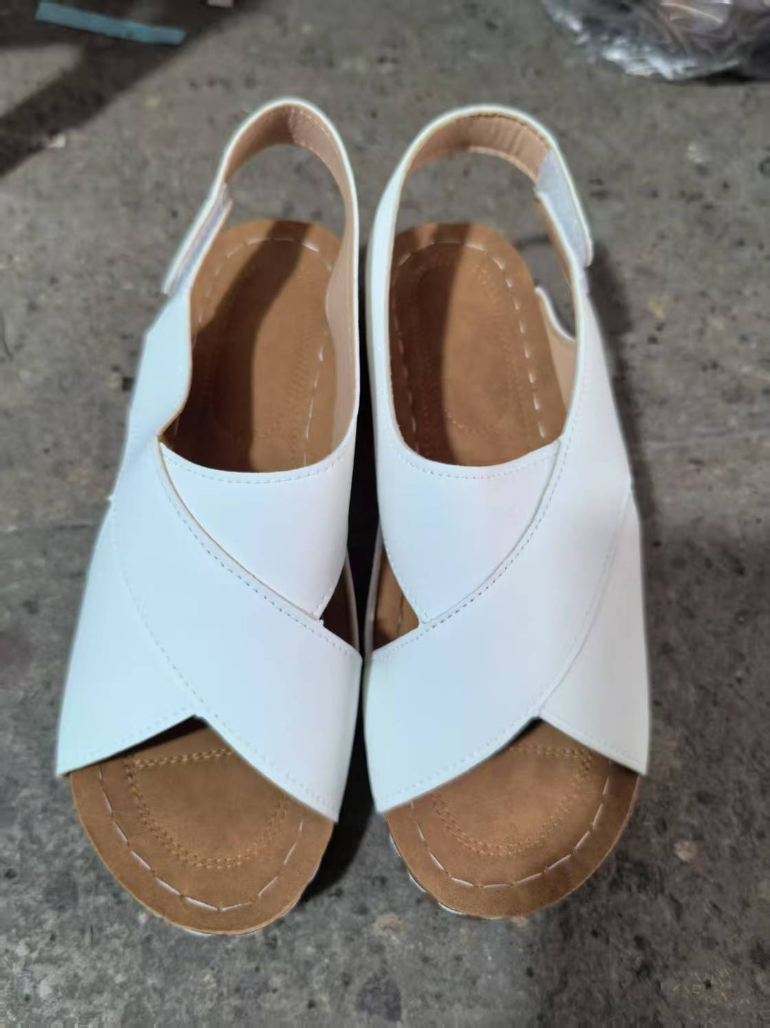 Dame Komfort Sandaler med polstret fodseng og fleksible remme Stilla
