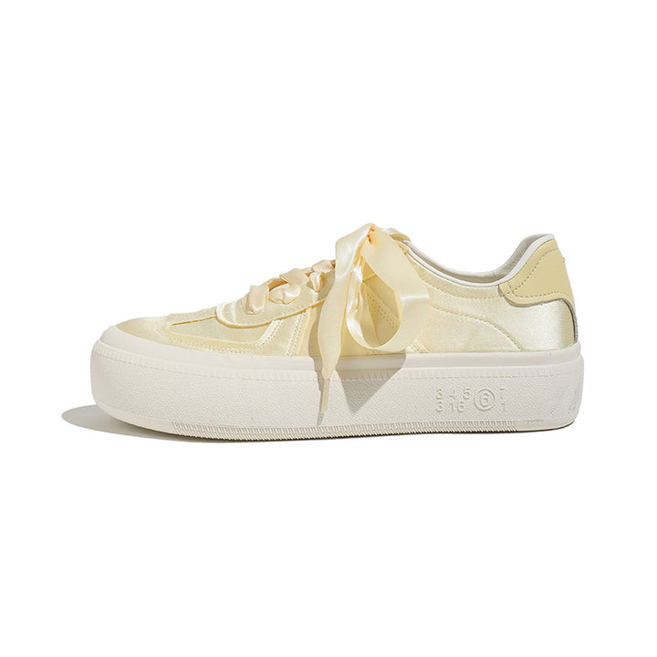 Dame modische Satin Sneakers Stilla