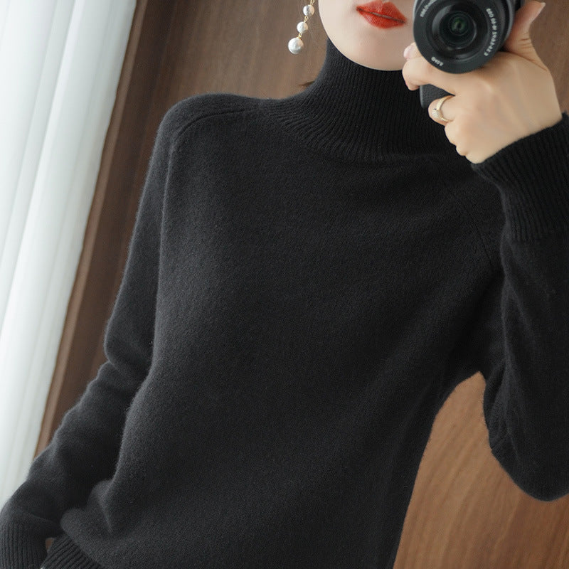 Stilla | Fashionable Turtleneck Striktrøje