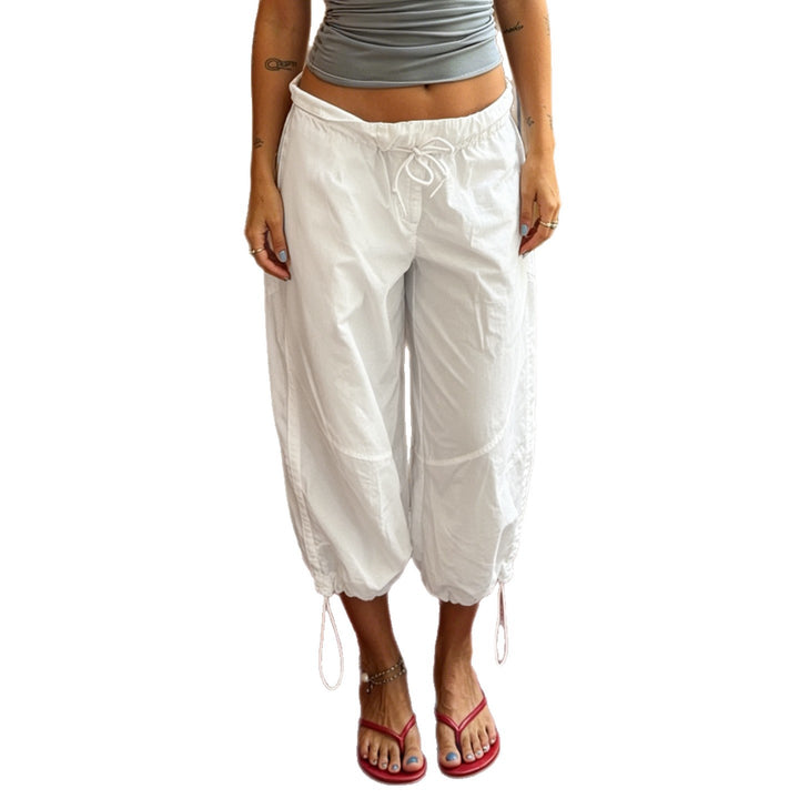 Dame Sporty Relaxed-Fit Joggingbukser med justerbar talje Skovae