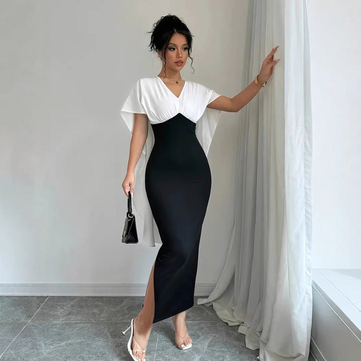 Dame Elegant og figursyet aftenkjole Stilla
