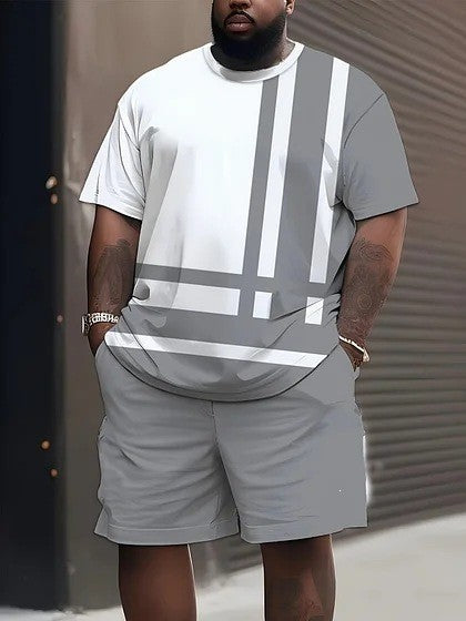 Herrer casual fritids sæt med stort smiley solbrille print Skovae