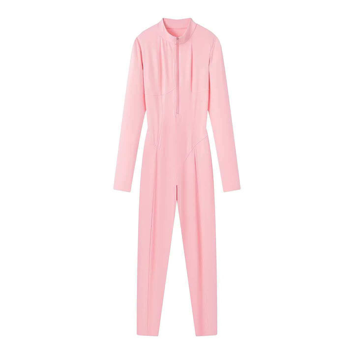 Kvinders sporty jumpsuit med lægkrave Stilla