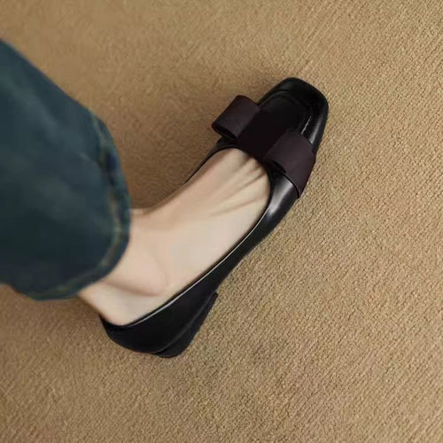 Damer elegante Ballerina-sko med smart sløjfedetalje og behagelig indersål Stilla