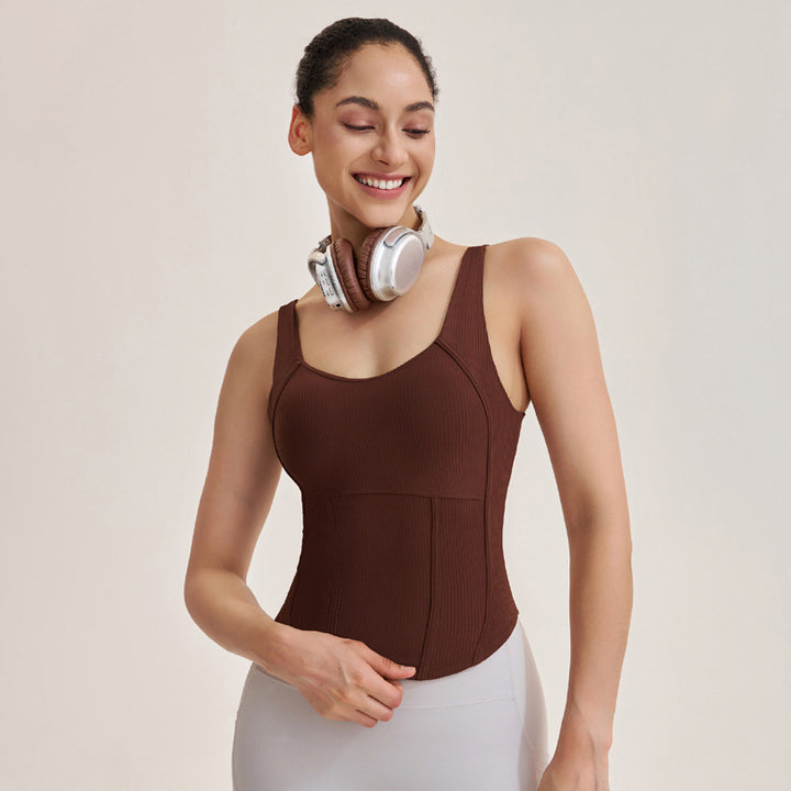 Dame sports tanktop med formende effekt og åndbar struktur Stilla