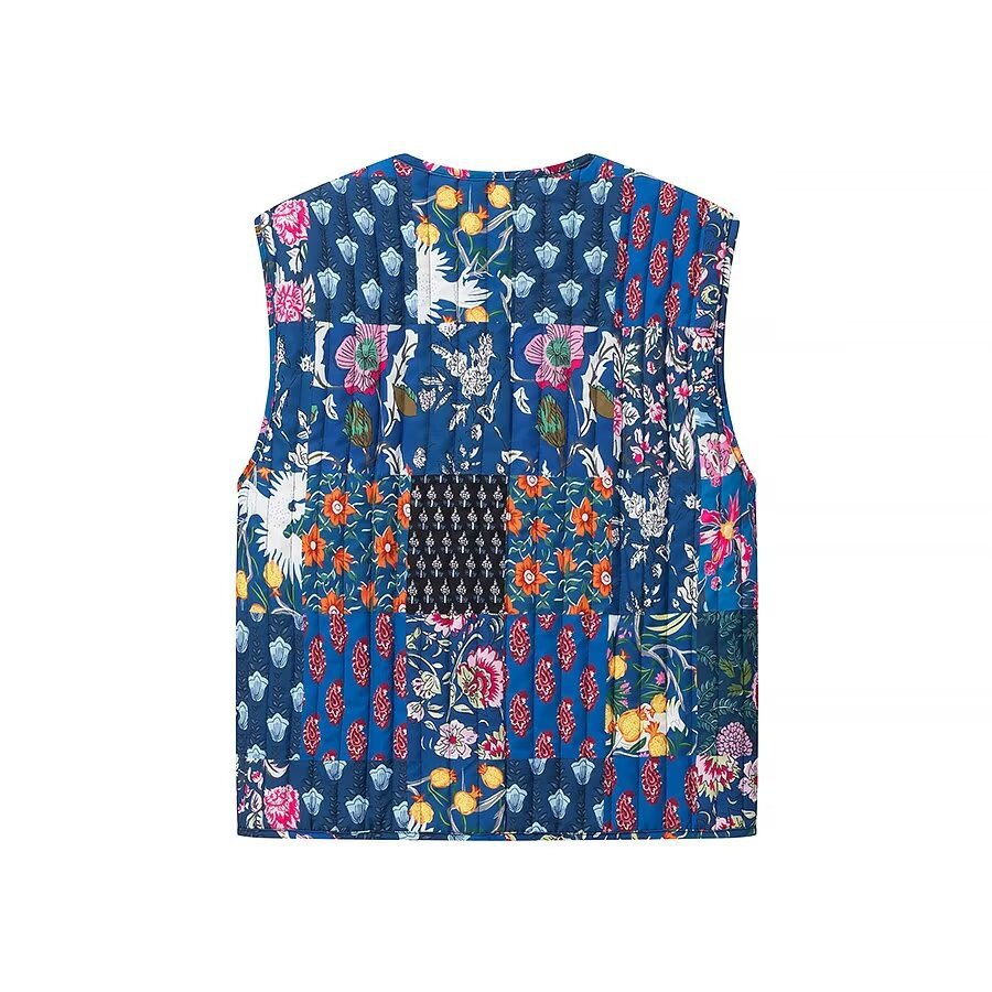 Femme Floral Patchwork Vest Stilla