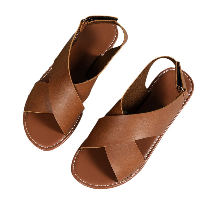 Dame Riemchen-sandaler med elegant krydsrem-design Stilla
