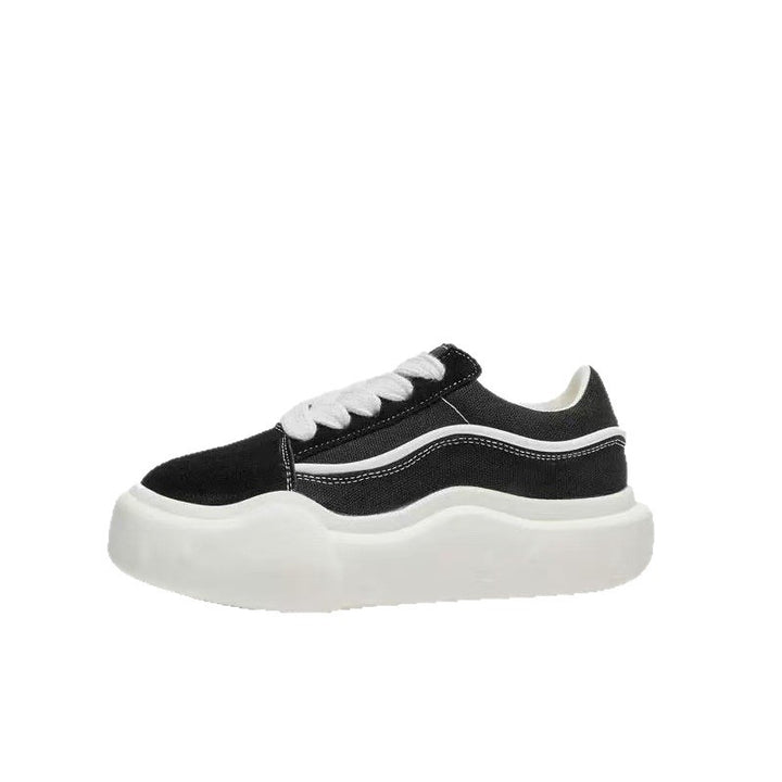 Dame Komfortable Sneakers med tyk Plateau Stilla