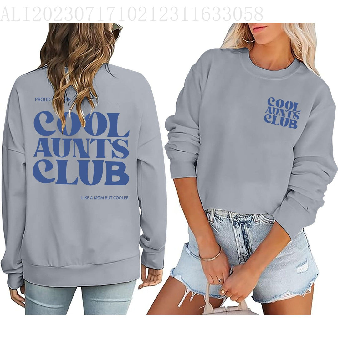 Kvindernes sweatshirts med cool klubmotiv Stilla