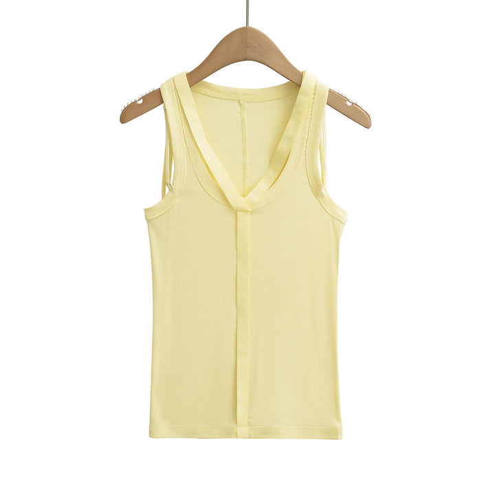 Dame ærmeløs tanktop med forførende rygdetalje Stilla