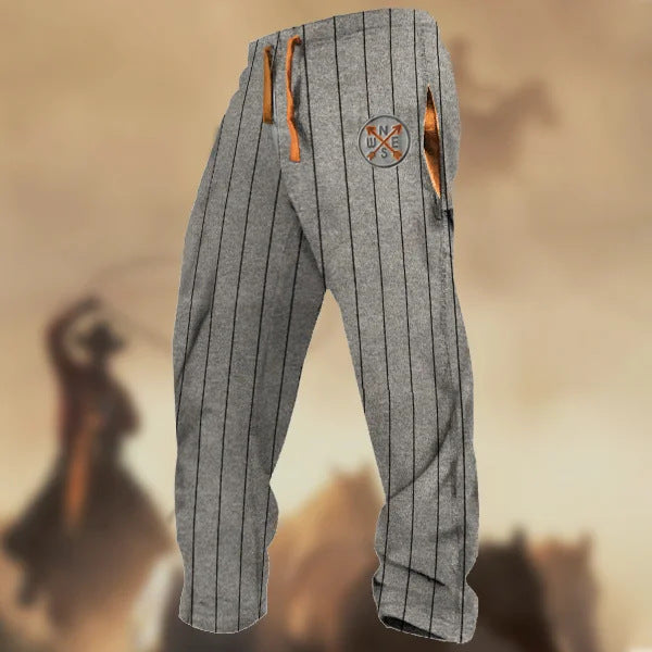 Herrer afslappede cargo-bukser med struktureret denim og praktiske sidelommer Stilla
