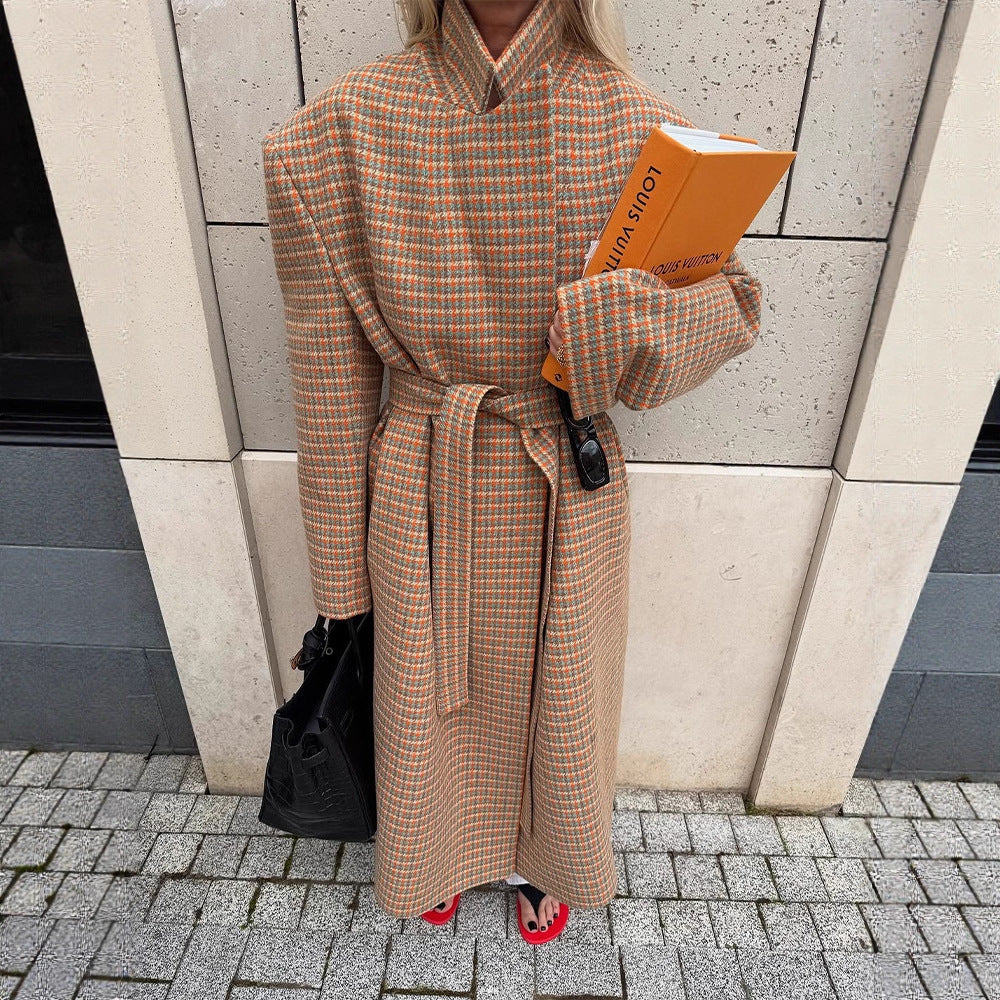 Dame Oversized Dobbeltknap frakke Stilla