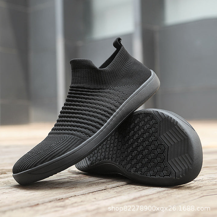 Herrer stilfulde Slip-On Strik Sneakers Stilla