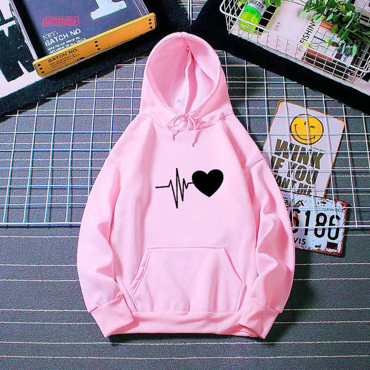 Dame hoodie med hjertevarmende design og hyggelig pasform Skovae