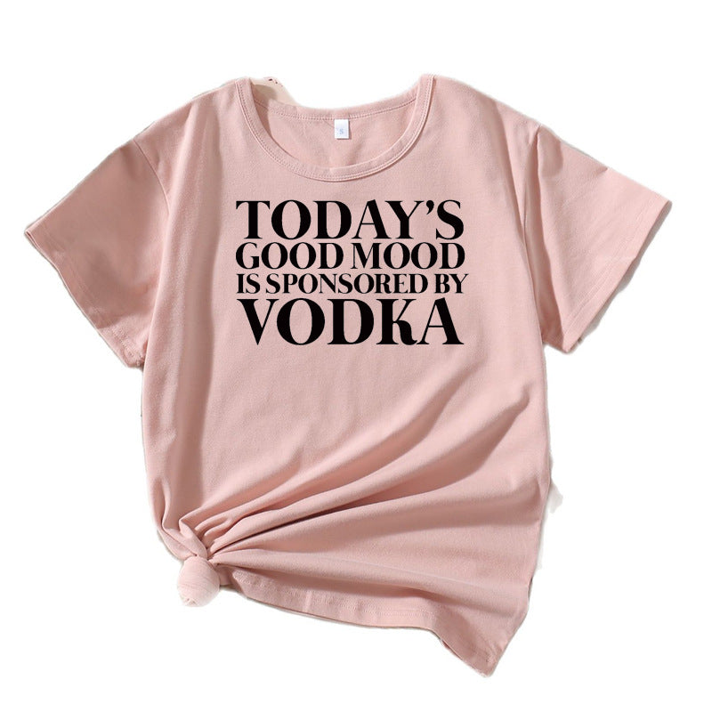 Dame Casual Oversized Statement T-shirt Stilla