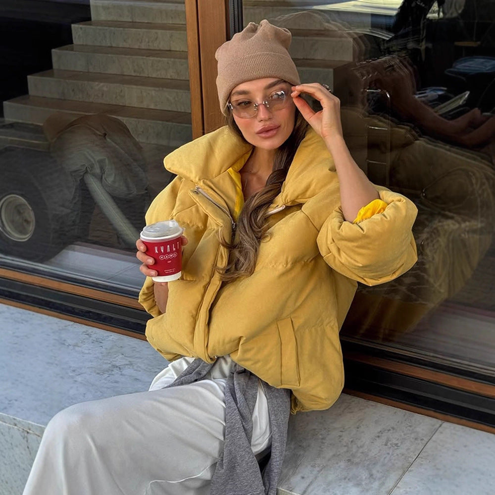 Dame let oversized quiltet jakke Stilla