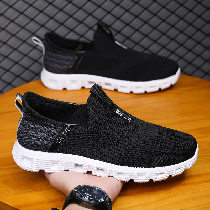 Dame Komfortable Slip-On Sneakers med åndbart strikmateriale Stilla