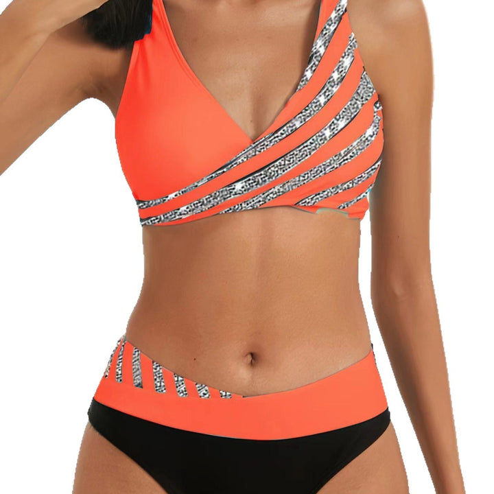 Dame bikini sæt med innovativ gradient skovæ