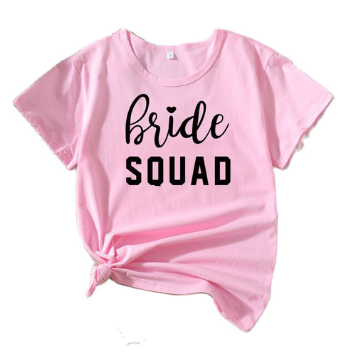 Kvinder Fritid Brudetribe Grafik T-shirt Stilla