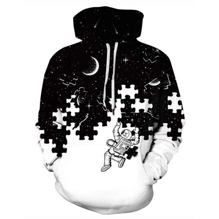 Dame hoodie med kreativt minimaldesign og behageligt blødt indvendigt foer Stilla