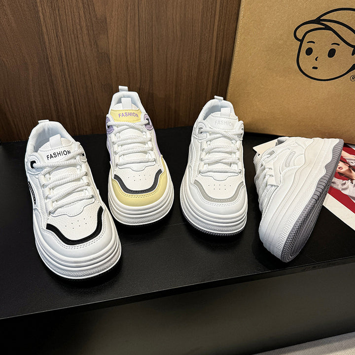 Dame sneakers i sporty design med dæmpende sål og åndbar overfladestruktur Stilla