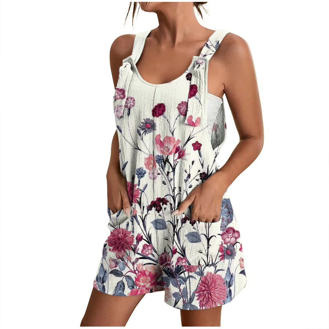 Dame afslappet sommeroverall med praktiske lommer Stilla