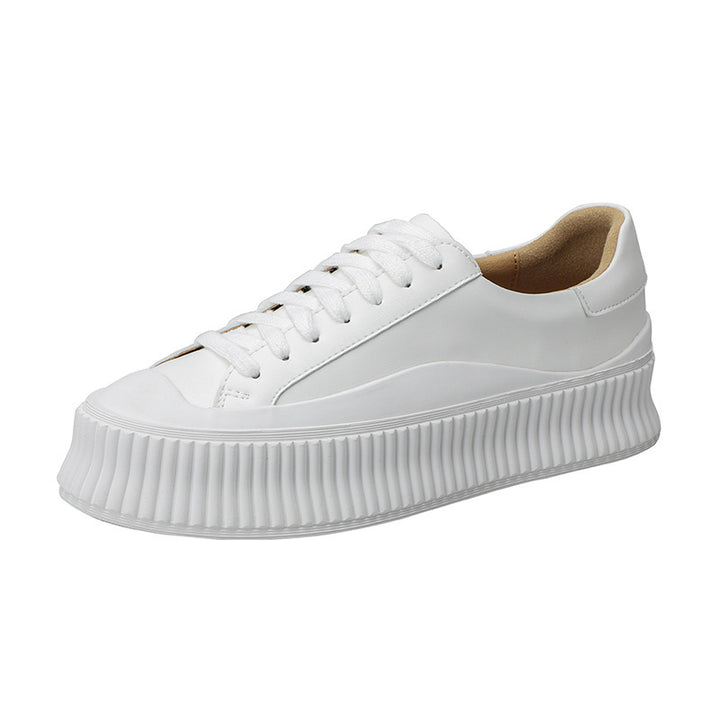 Dame Sneakers med struktureret plateau og blødt overmateriale Stilla