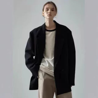 Dame Oversize Blazer med dobbelt knaplås Stilla