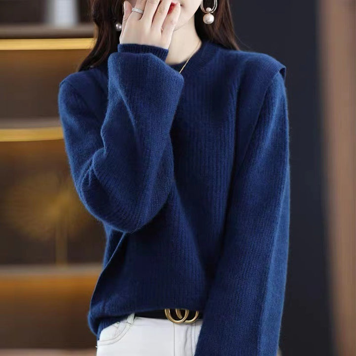 Femme Cozy Ribstrik Pullover Stilla