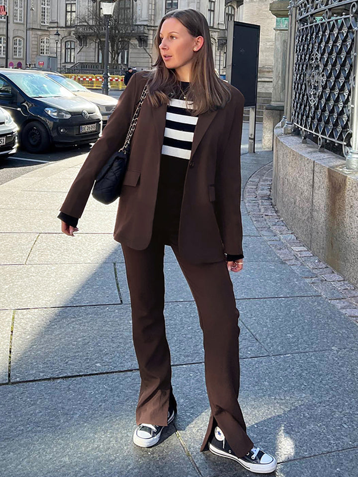 Dame Oversized Blazer med moderne snit og elegante detaljer Stilla