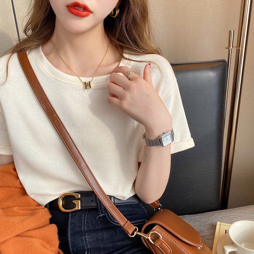 Dame Casual Comfort Tee Stilla