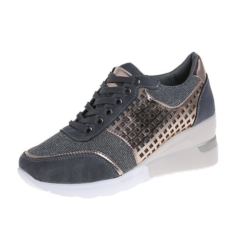 Damer Sneakers med moderne netdesign og glitrende accenter Stilla