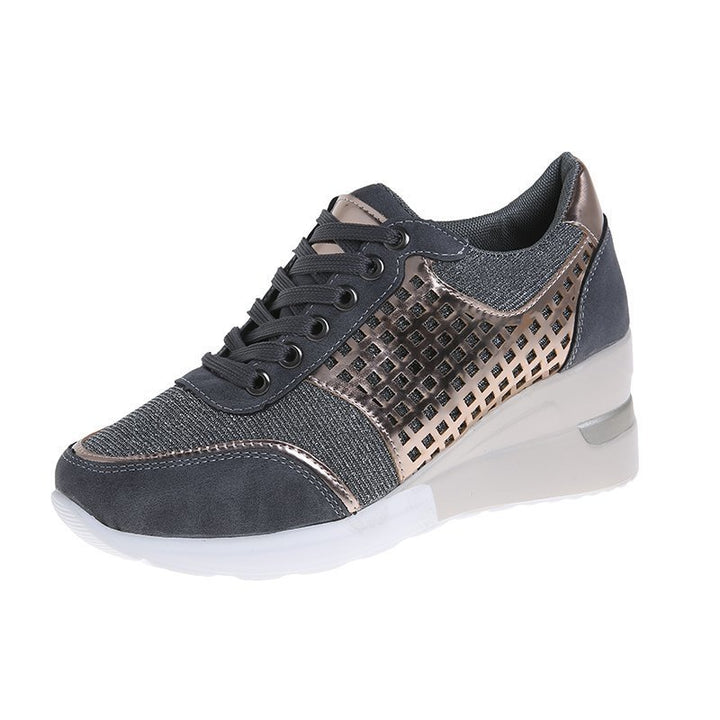 Damer Sneakers med moderne netdesign og glitrende accenter Stilla