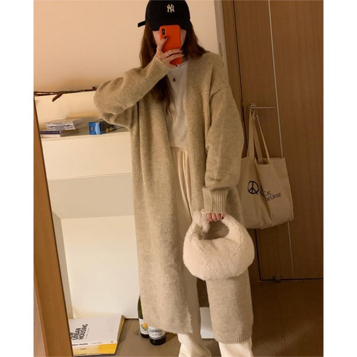 Kvinderne Lange Strik Cardigan Stilla