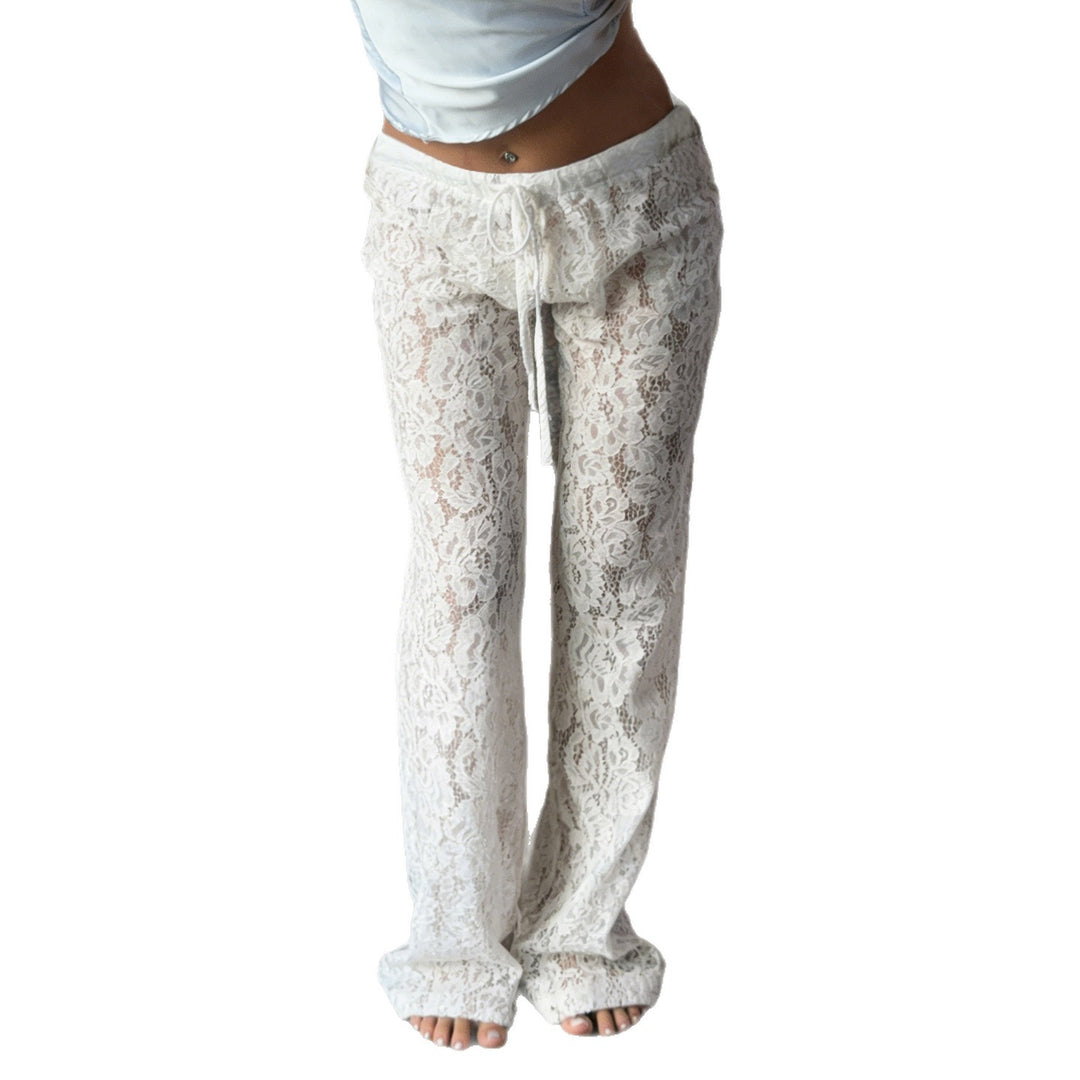 Damen elegante Spitzenhose Skovae